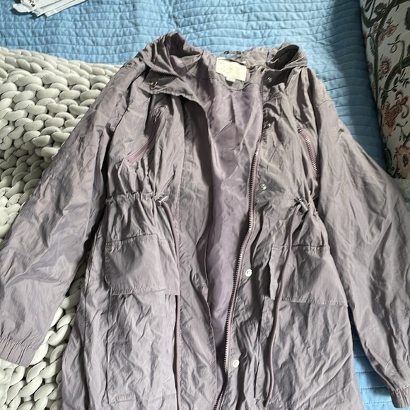 Target A New Day Hooded Rain Coat Trench Jacket - Picture 3 of 3